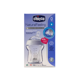 Chicco Biberon Natural Feeling Silicona 0m+ 150 ml