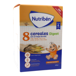 Nutriben 8 Cereales Y Miel Digest 600 g