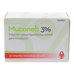 MUCONEB 3% SALINE SOLUTION 30X4 ML
