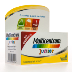 Multicentrum Junior 30 Comps Masticables