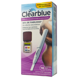 CLEARBLUE ANTI-CONCEPTION 16 TEST BARS