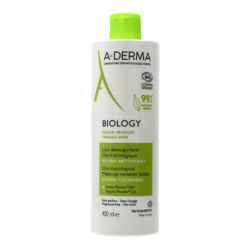 A-derma Biology Leche Desmaquillante Dermatologica 400 ml