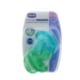 CHICCO PHYSIO TODOGOMA SILICONE PACIFIER BLUE GREEN 16-36M 2 UNITS