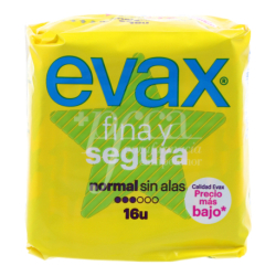 EVAX FINA Y SEGURA NORMAL WITHOUT WINGS 16 UNITS