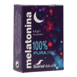 Melatonina 100% Pura 1mg 90 Comps Pharmasor