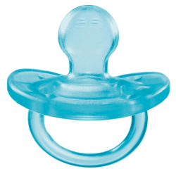 CHICCO ORTHODONTIC SILICONE PACIFIER 12 M+ BLUE