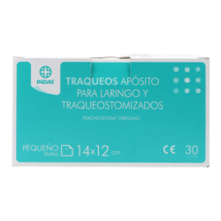 TRAQUEOS TRACHEOTOMY DRESSING 14X12 CM 30 UNITS
