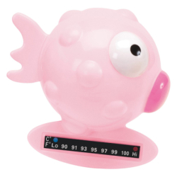 CHICCO BATH THERMOMETER 0M+ PINK