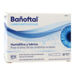Bañoftal Lubricante Ocular 20 Monodosis