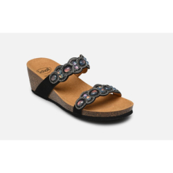 Scholl Women's Ortigia Sandal Black Color Size 39
