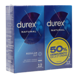 DUREX CONDOMS NATURAL CLASSIC 2X12 UNTS PROMO
