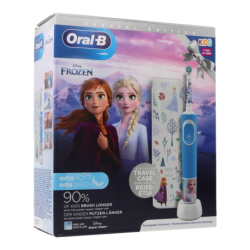 Oral B Cepillo Dental Electrico Recargable Infantil Frozen Con Estuche De Viaje
