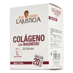Colageno Magnesio Fresa 20 Sticks Lajusticia