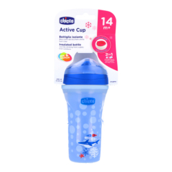 CHICCO ACTIVE CUP AZUL 14M+ 266ML